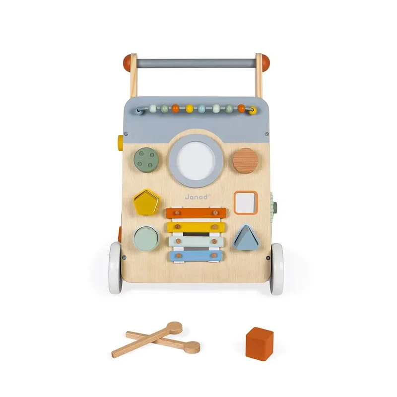 Sweet Cocoon - Multi-activiteiten loopwagen de Janod en Bleu – photo du produit 5 sur 6