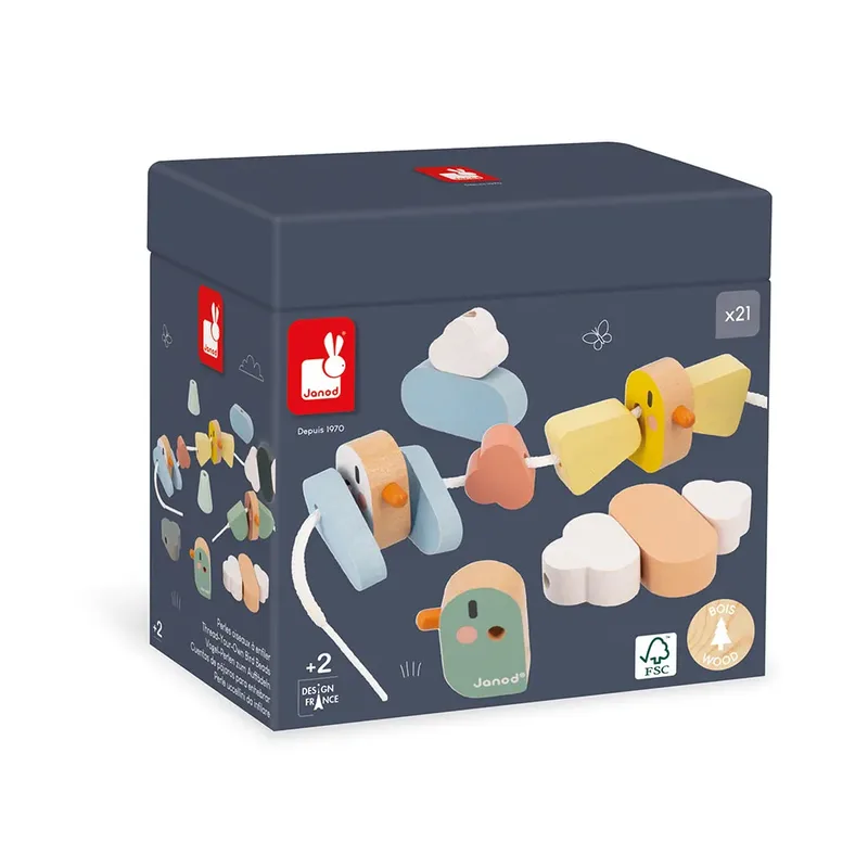 Sweet Cocoon - Vogelkralen set by Janod in Multicolour – product photo 4 of 6