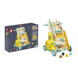 Tropik - Baby loopwagen met 6 activiteiten by Janod in Yellow – product photo 2 of 6