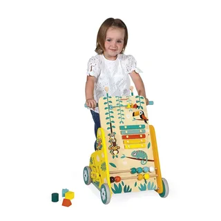 Tropik - Baby loopwagen met 6 activiteiten by Janod in Yellow – product photo 6 of 6