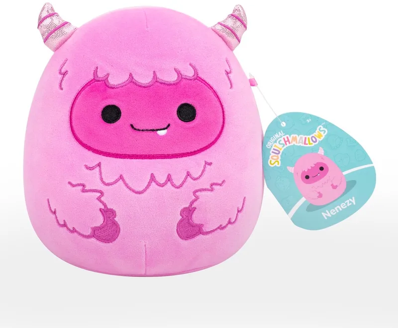 Squishmallows - Little Plush (Nenezy - Pink Yeti) - 19cm Plush by Jazwares in Multicolour – product photo