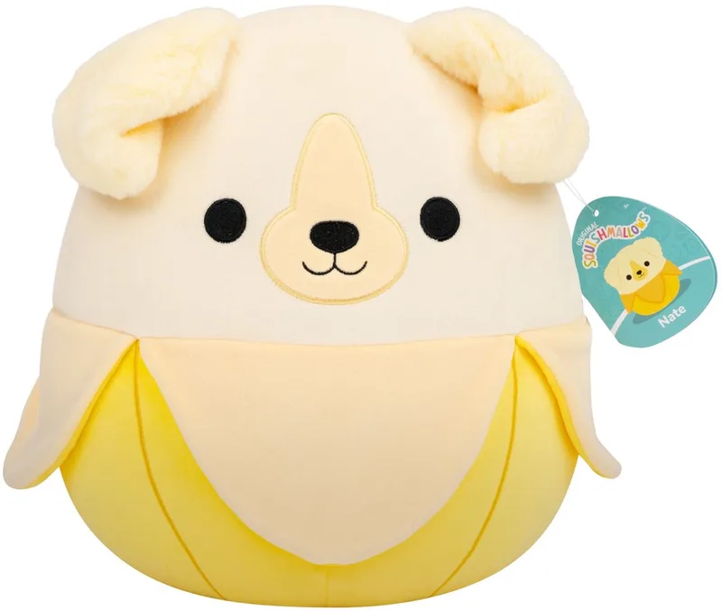 Squishmallows - Medium Plush (Nate - Golden Retriever Banana) - 30cm Plush från Jazwares i Flerfärgad – produktbild