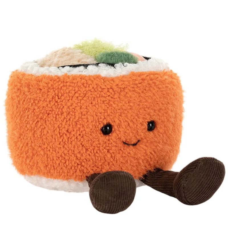 Knuffel - 9x9 cm - Amuseables Codhi Californian Roll de Jellycat – photo du produit
