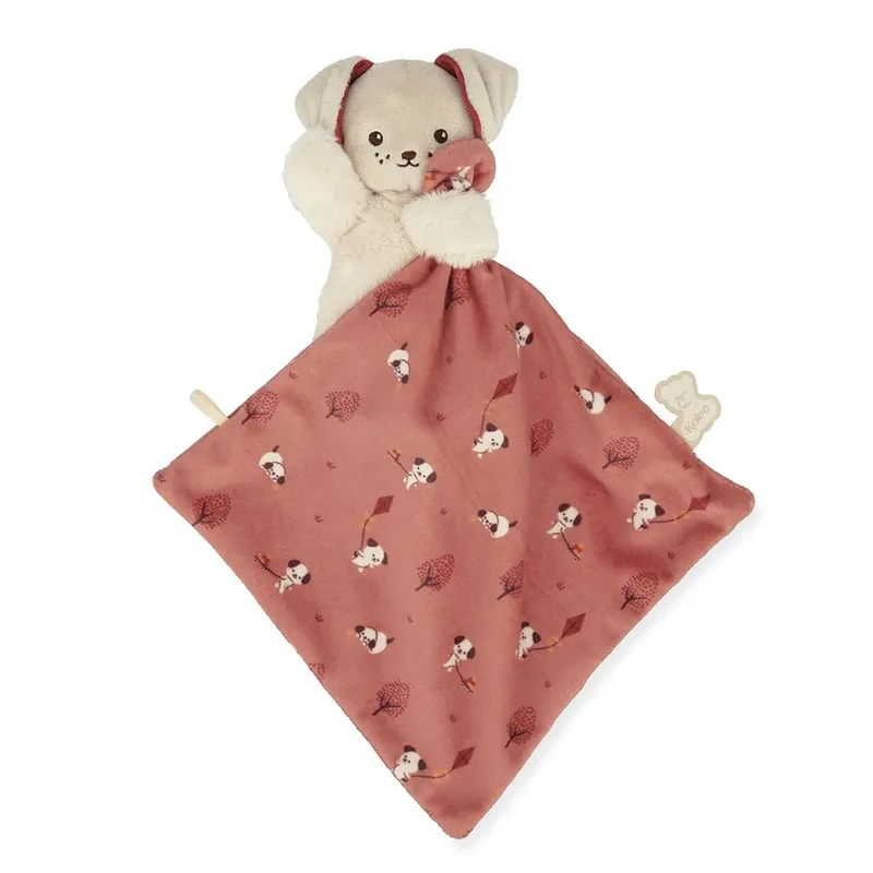 Carre Douceur - Knuffeldoekje - Hond - Steenrood van Kaloo in Hond Steenrood – productfoto 2 van 6