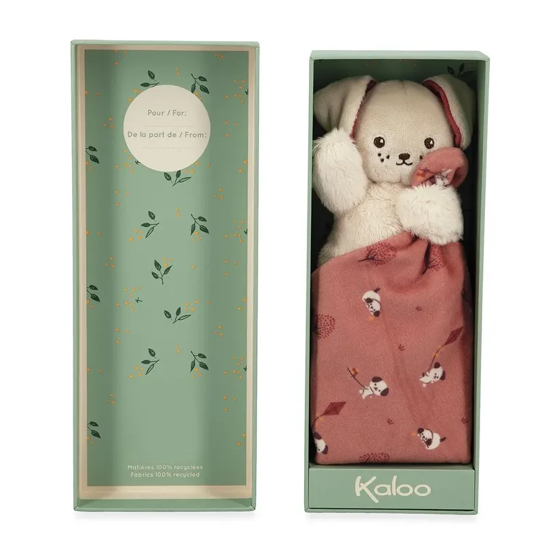 Carre Douceur - Knuffeldoekje - Hond - Steenrood van Kaloo in Hond Steenrood – productfoto 6 van 6