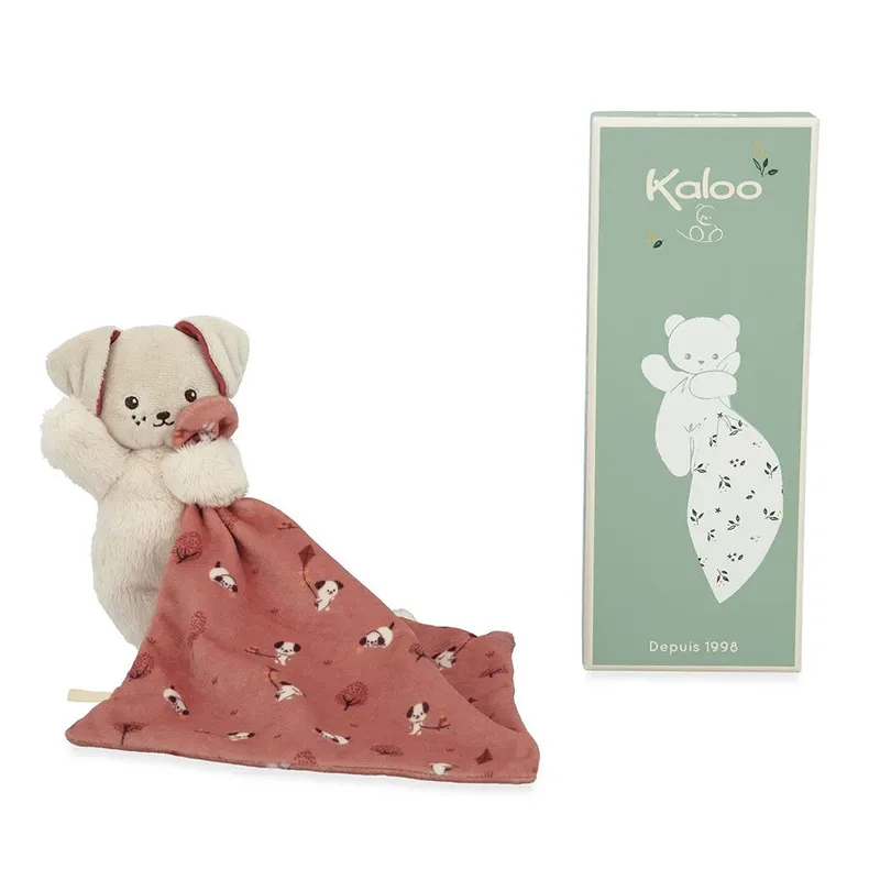 Carre Douceur - Knuffeldoekje - Hond - Steenrood van Kaloo in Hond Steenrood – productfoto 5 van 6