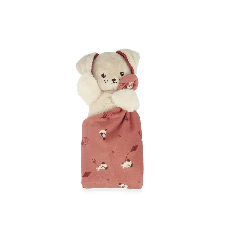 Carre Douceur - Knuffeldoekje - Hond - Steenrood van Kaloo in Hond Steenrood – productfoto 4 van 6