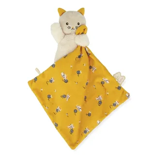Carre Douceur - Knuffeldoekje - Kat - Geel by Kaloo in Kat Geel – product photo 2 of 6