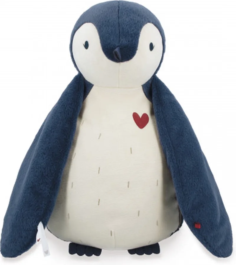 Complices – Pinguin knuffel - 50 cm. - Met inbakerdoek fra Kaloo i Pinguïn – produktbillede