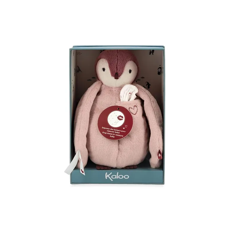 Complices – Pinguin - Knuffel doek by Kaloo in Pink – product photo 5 of 6