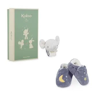 Geluidsarmband & Pantoffels Olifant Knuffel van Kaloo – productfoto 6 van 6