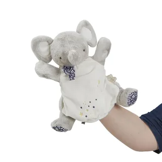 handpop olifant - knuffelpop voor fantasierijk spel. fra Kaloo i Flerfarvet – produktbillede 3 af 3