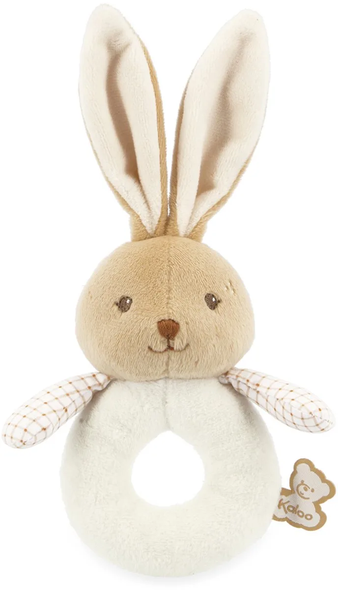 Home - Rammelaar - Zachte rammelaar - Konijn by Kaloo in Konijn crème – product photo