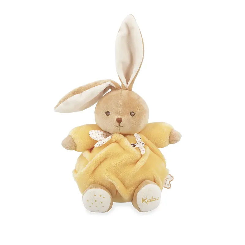 Intomporel - Knuffel - Kleur geel - Konijn de Kaloo en Geel Konijn – photo du produit 2 sur 3