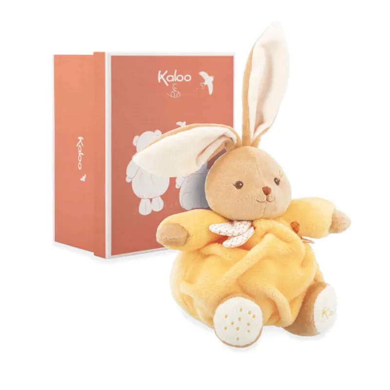 Intomporel - Knuffel - Kleur geel - Konijn van Kaloo in Geel Konijn – productfoto