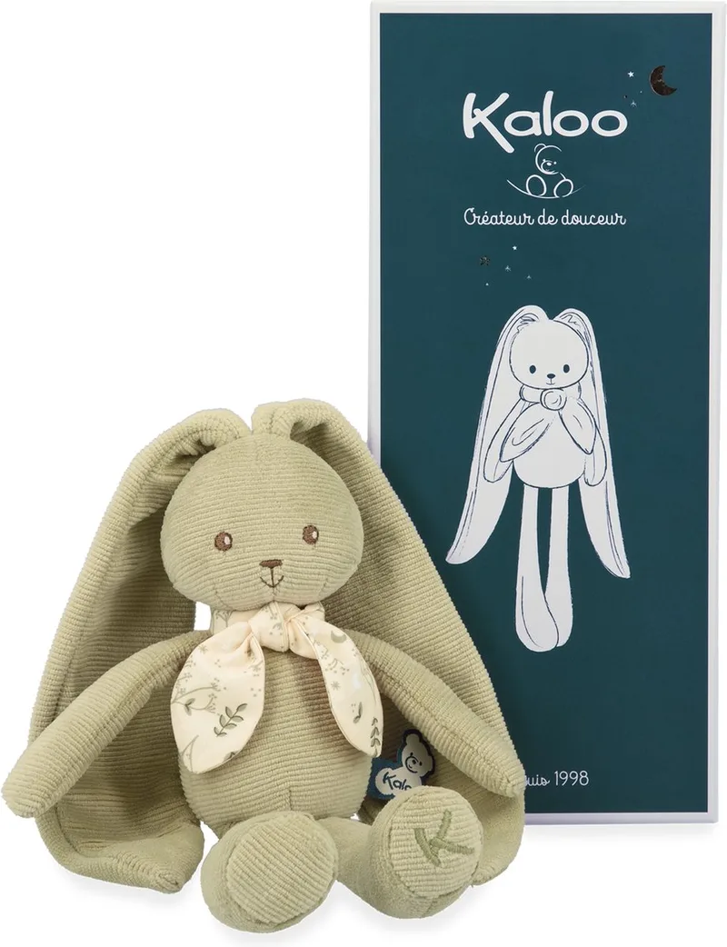 Lapinoo - Knuffel konijn - kleur - 25 cm. by Kaloo in Green – product photo