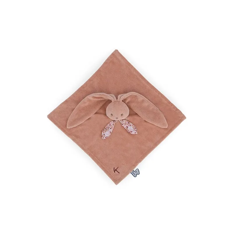 Lapinoo – Knuffeldoek konijn van Kaloo in Terracotta – productfoto 2 van 3