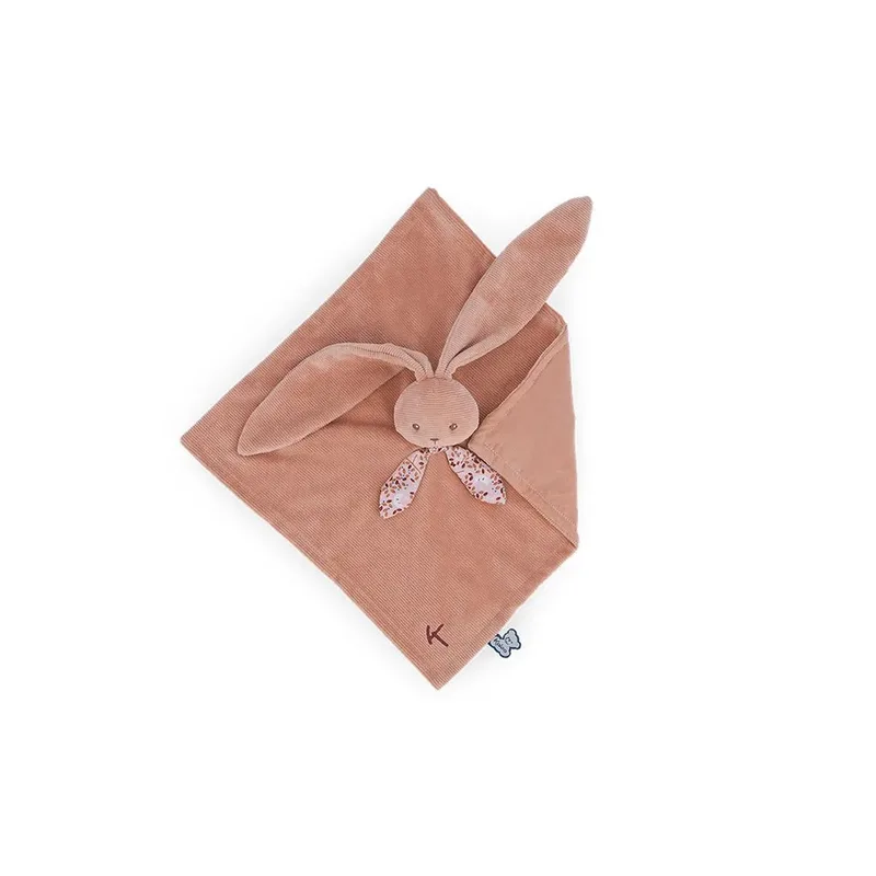 Lapinoo – Knuffeldoek konijn van Kaloo in Terracotta – productfoto 3 van 3