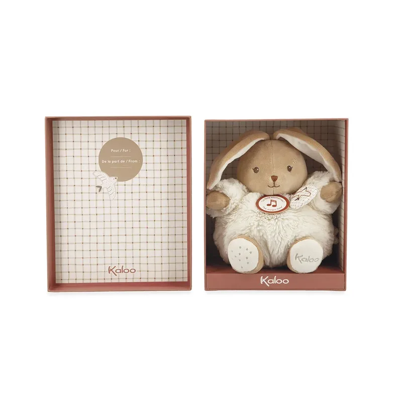 Mollige Konijn Muzikale Teddy 17 Cm van Kaloo – productfoto 3 van 3