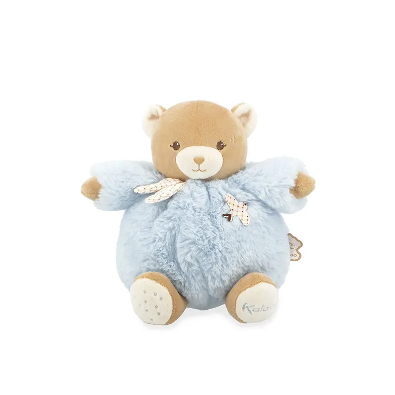Patapouf - Knuffel - Beer - 17 cm. - Kleur blauw fra Kaloo i Blauwe Beer – produktbillede 2 af 2