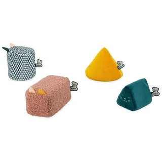 Stimuli - Stapelblok - Zachte stapelblokken- Met geluid de Kaloo en Multicolore – photo du produit 2 sur 6