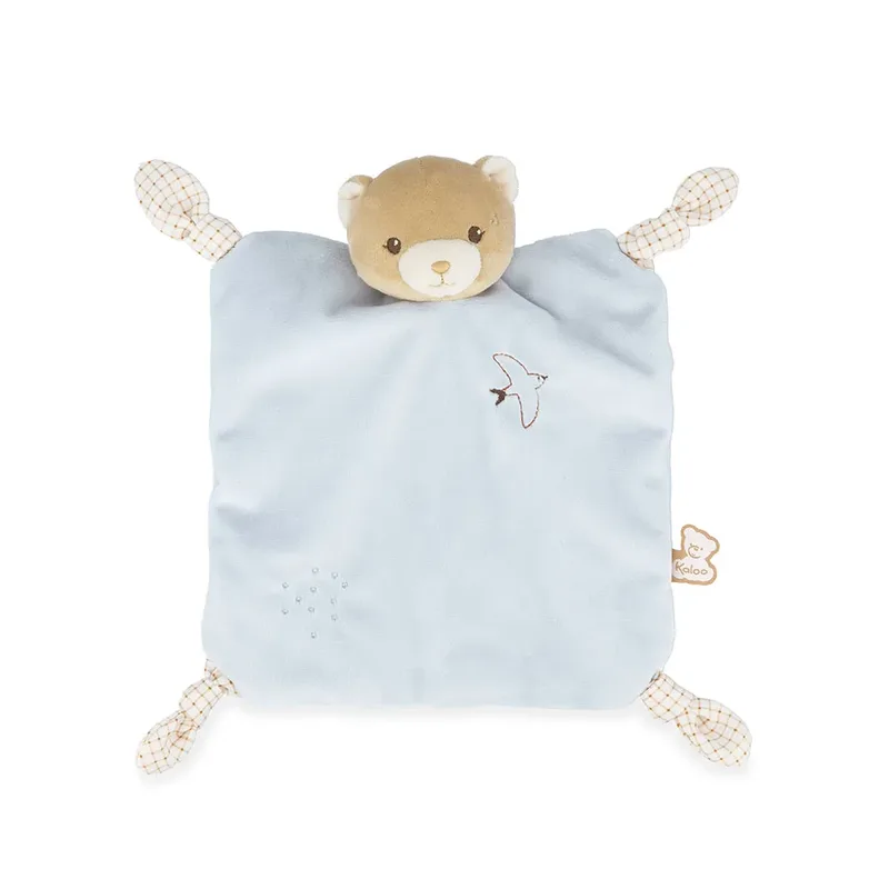 Teddybeer - Knuffeldoekje fra Kaloo i Blå – produktbillede 2 af 3