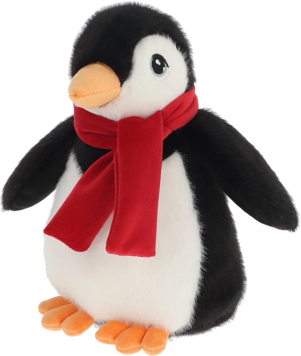 Pinguin - 25 cm - Dieren knuffels van Keel Toys in Zwart – productfoto