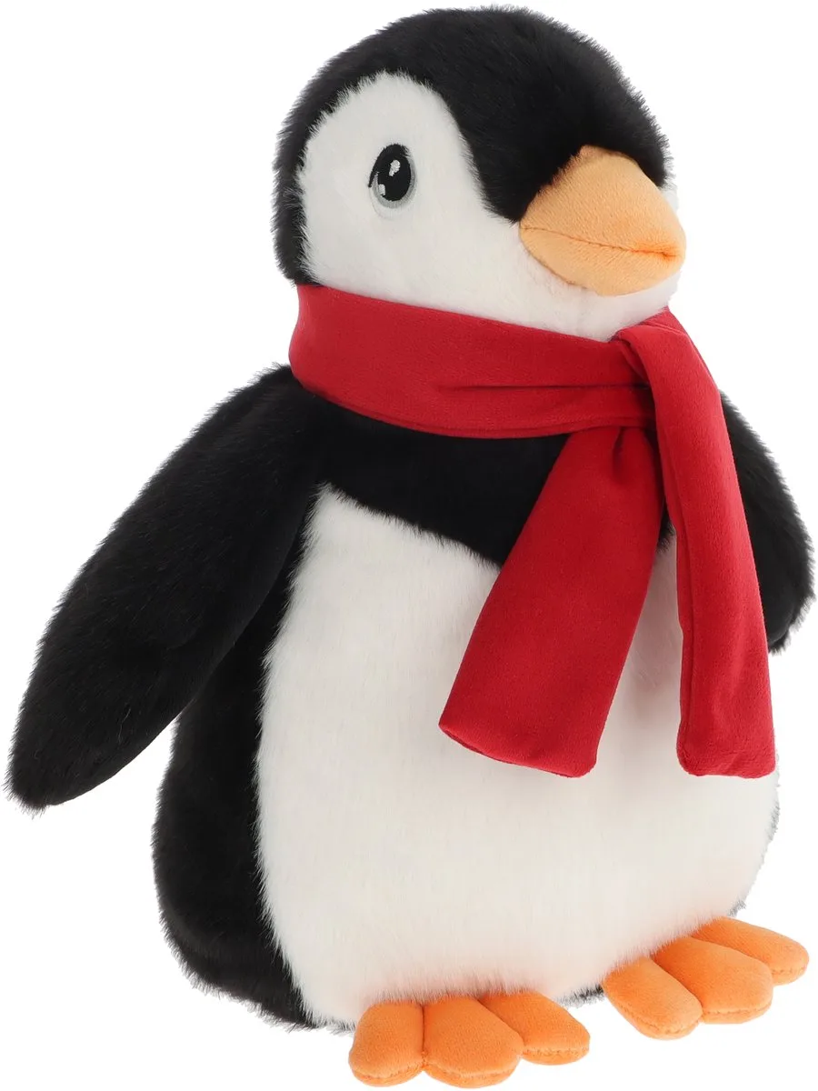 Pinguïn - 35 cm - Dieren knuffels van Keel Toys in Zwart – productfoto