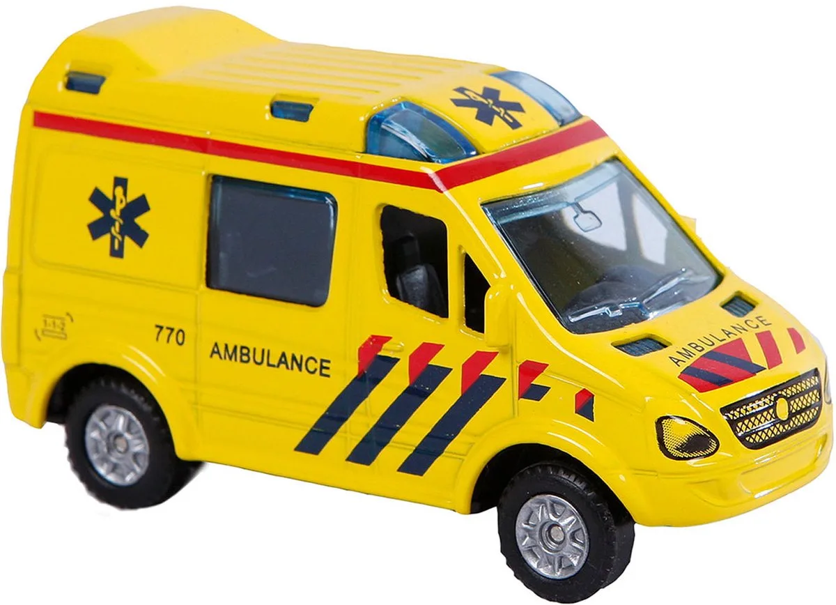 Die-cast Ambulance NL by Kids Globe in Blue – product photo