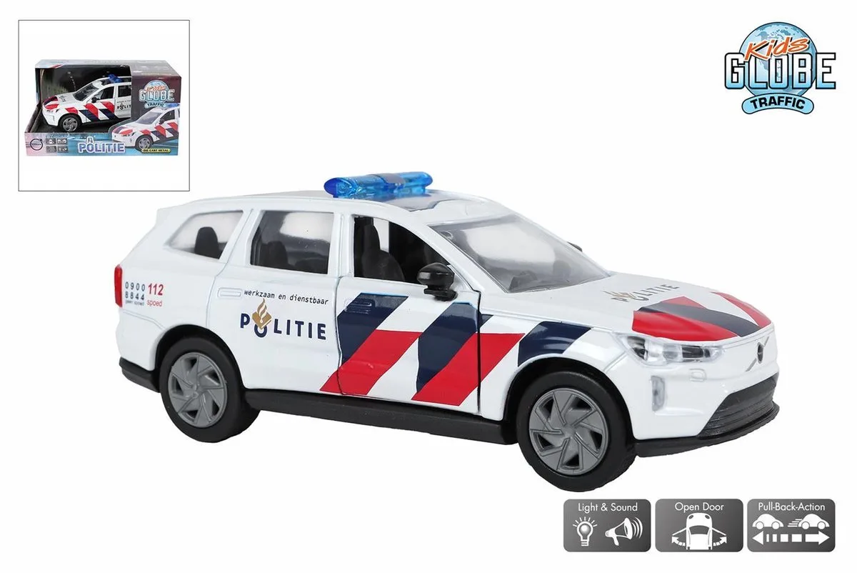 Politieauto Volvo EX90 von Kids Globe in Mehrfarbig – Produktfoto