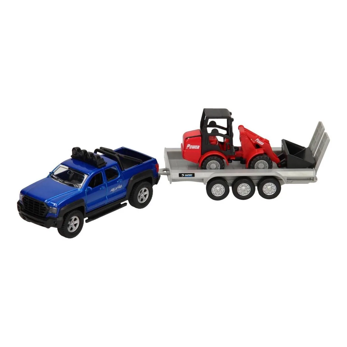 Terreinwagen met Aanhanger en Shovel, 30cm von Kids Globe in Mehrfarbig – Produktfoto