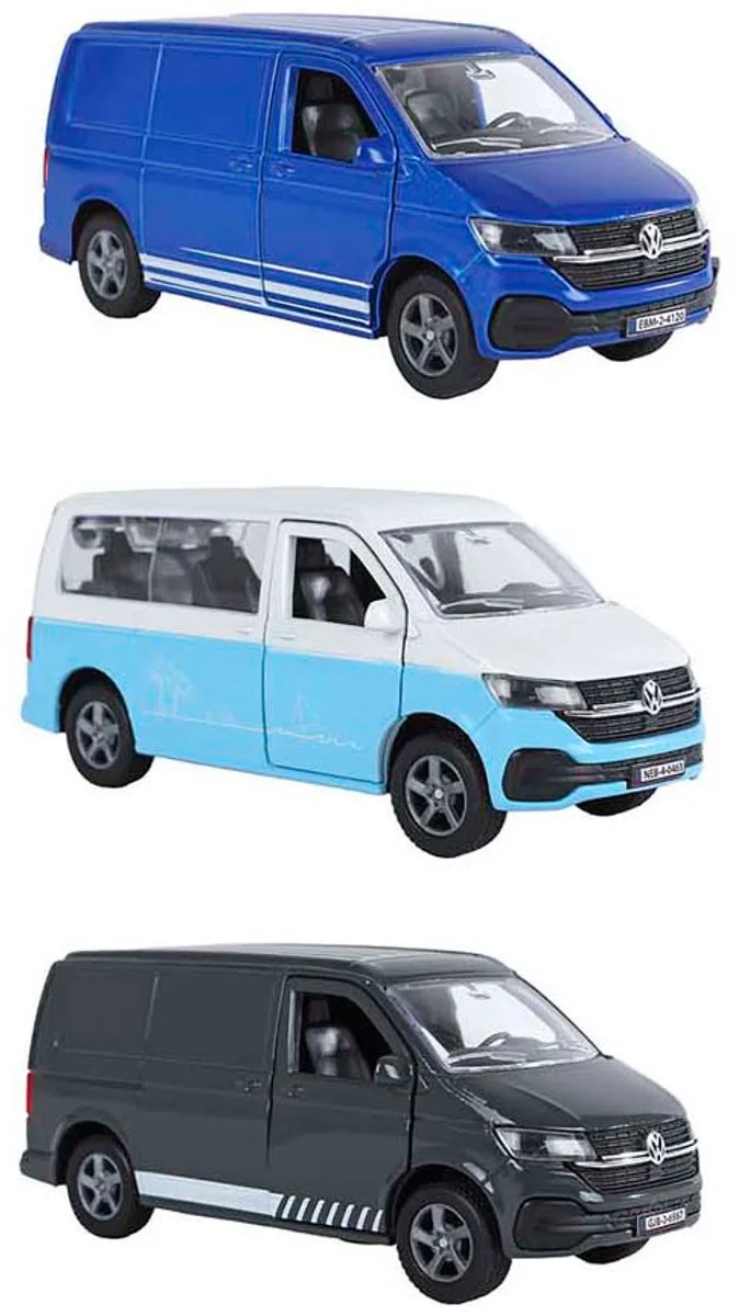 VW Transporter die cast pb 3ass 13,5cm von Kids Globe in Mehrfarbig – Produktfoto