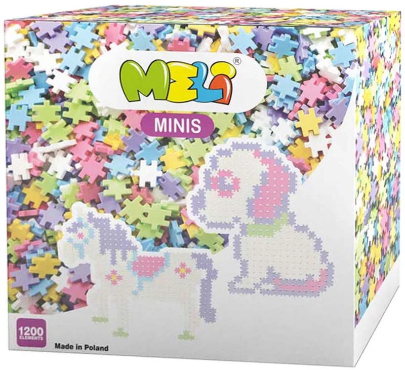 bouwblokken pastel 1200dlg - creatieve speelset voor kinderen. by K'NEX in Meerkleurig – product photo