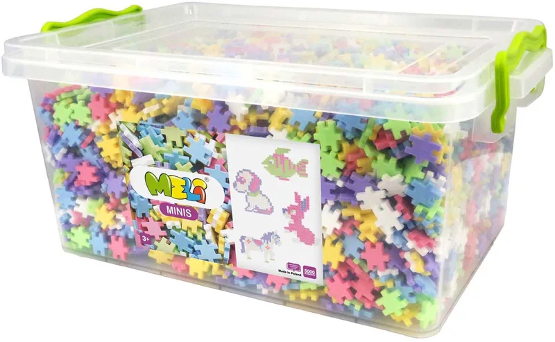 bouwblokken set pastel 5000 stuks creatief speelgoed. de K'NEX en Meerkleurig – photo du produit