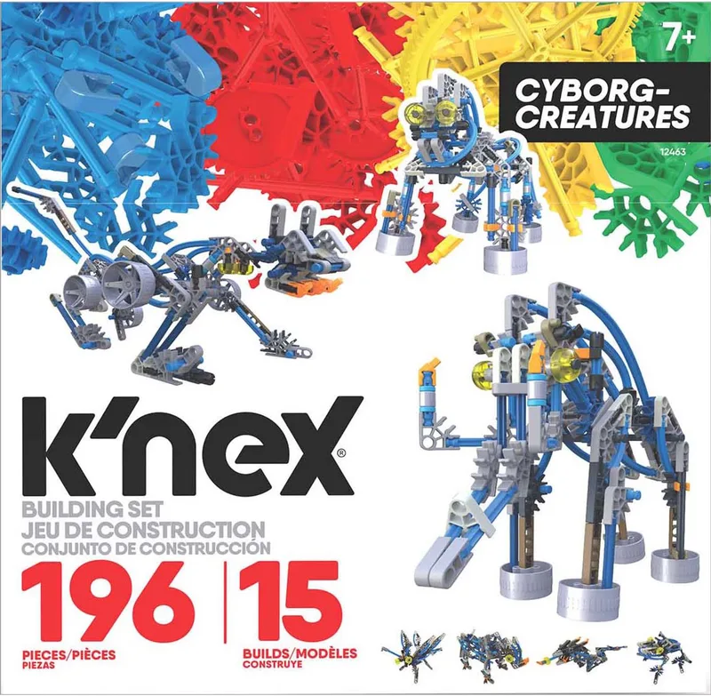 bouwset Cyborg Creatures - 15 modellen - 196 stuks - STEM speelgoed. by K'NEX in Meerkleurig – product photo