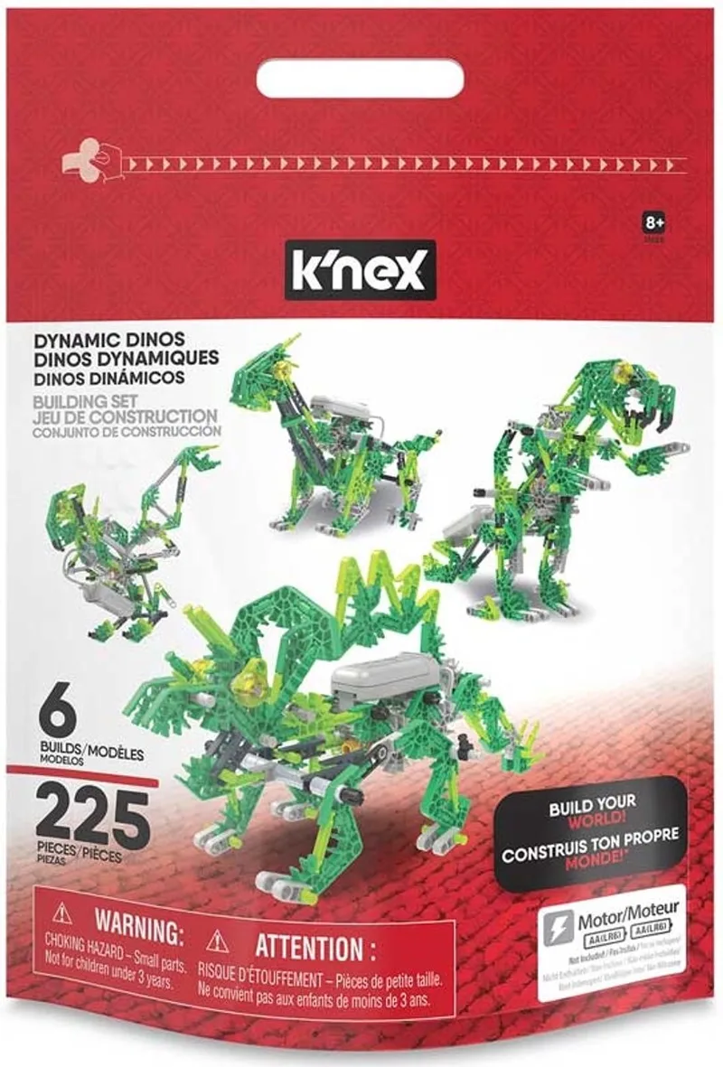dinosaurus bouwset - motorische speelgoedset 225 stuks. by K'NEX in Multicolour – product photo