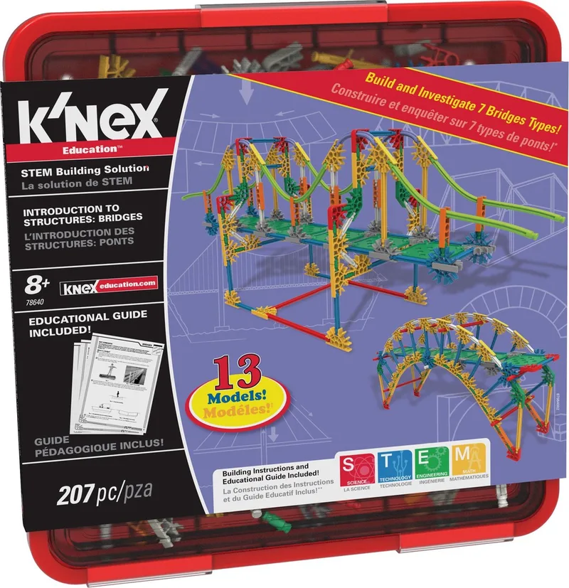 Educatie Bruggen van K'NEX in Meerkleurig – productfoto