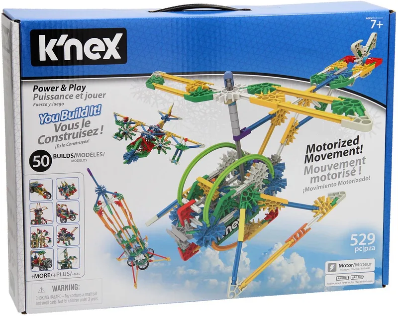 imagine power & play motorized building set by K'NEX in Multi – product photo