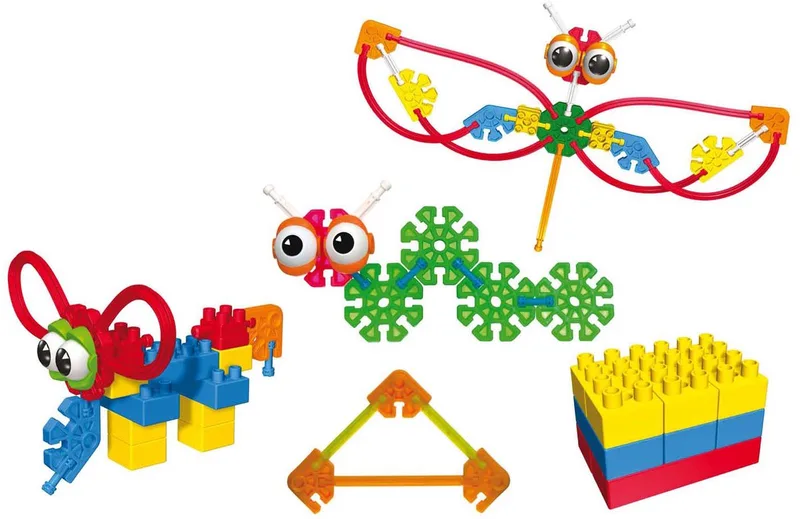 Kid K'Nex Opbergdoos - Bouwset - 225 onderdelen de K'NEX en Classroom Collection – photo du produit