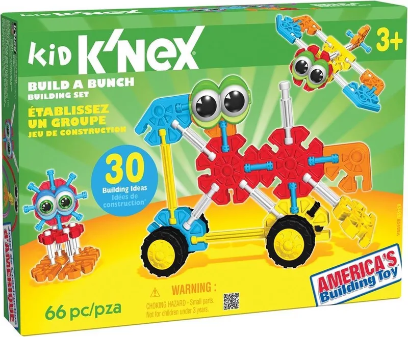 Kid K’Nex Build a Bunch 66-delig von K'NEX in Mehrfarbig – Produktfoto