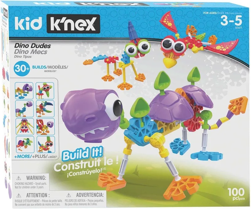 kid knex dino dudes building set van K'NEX in Knex Dino Dudes set – productfoto