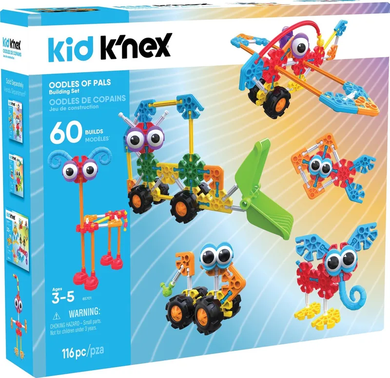 Oodles of Pals Bouwset - Kid K'nex - 116 Stukjes by K'NEX in Multikleur – product photo