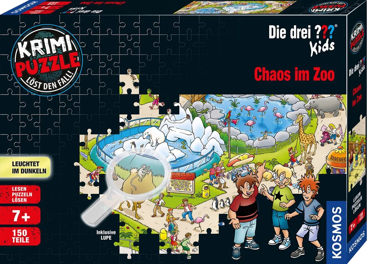 KOO ??? Krimipuzzle Kids Chaos im Zoo | 697990 van KOSMOS – productfoto