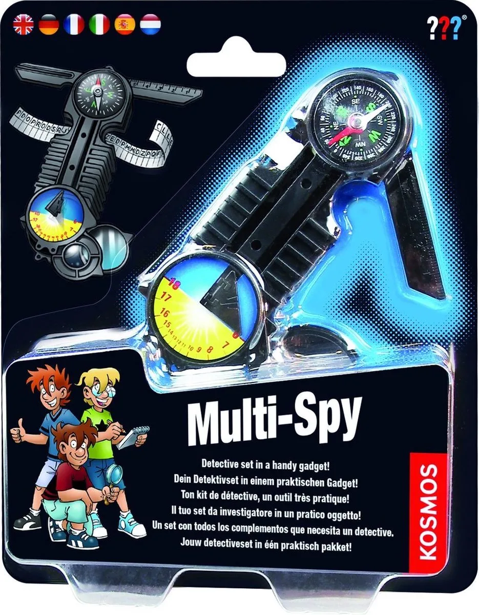 Spy Labs Multi-Spy – Spionagespeelgoed – Bouw je eigen spionageapparaten – Inclusief infrarood sensor en nachtzichtcamera – Spionageset van KOSMOS in Spy Labs – Multi-Spy – productfoto