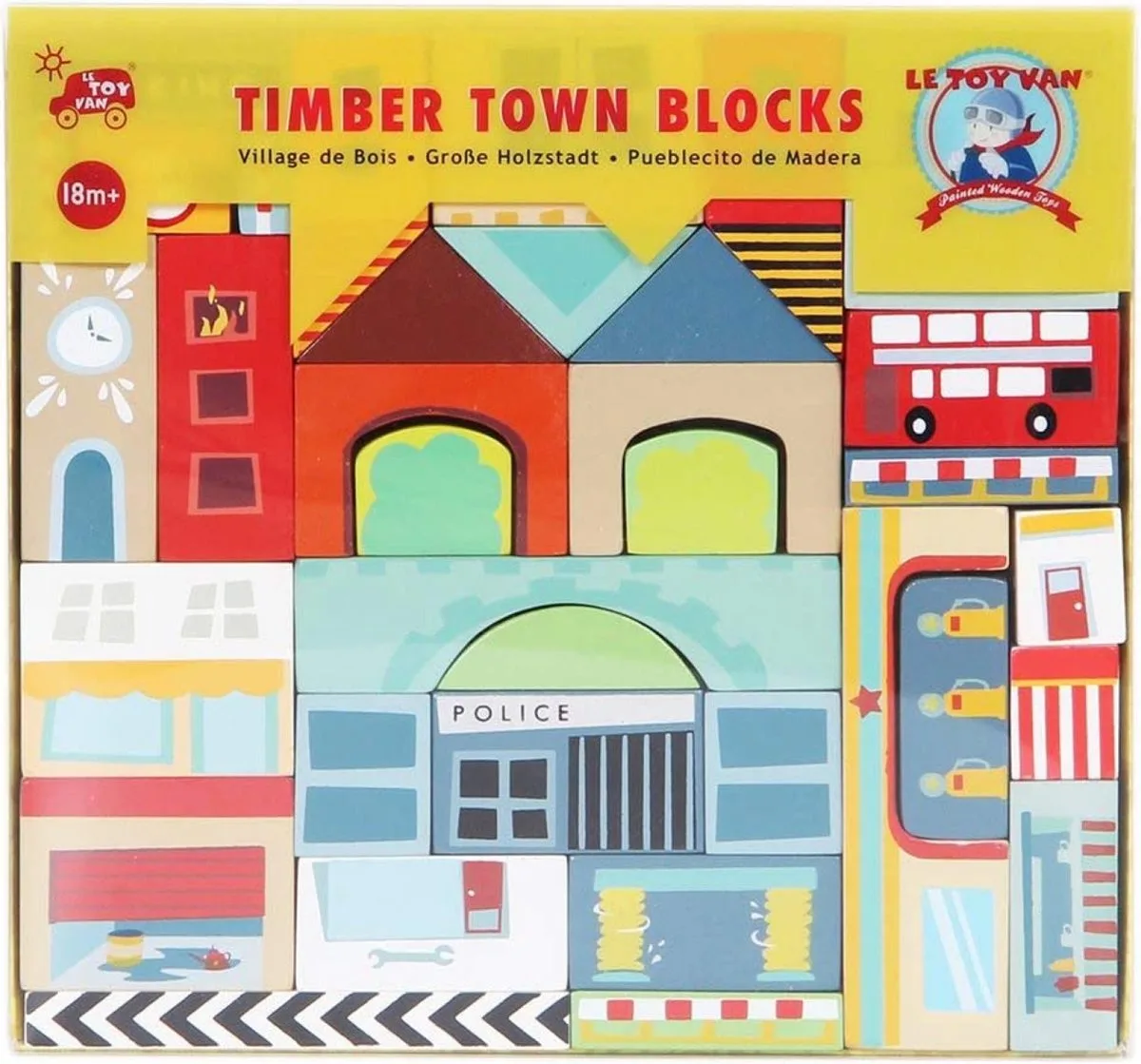 Blokken - Stadsthema van Le Toy Van in Meerkleurig – productfoto