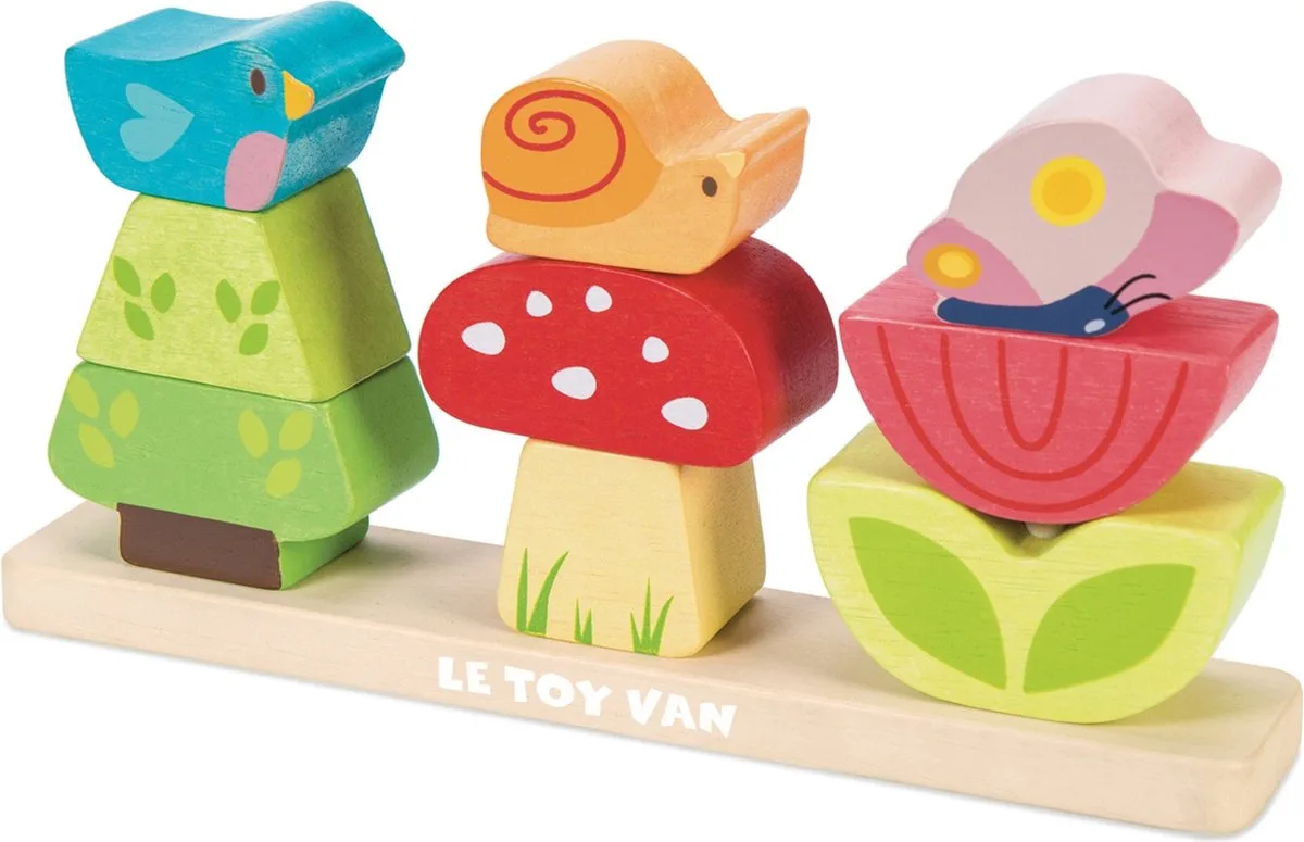 Houten speelgoed Tuin - Hout fra Le Toy Van i Flerfarvet – produktbillede