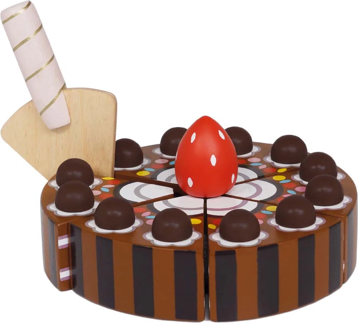 Le Toy Van Chocoladetaart van Le Toy Van in Bruin, Roze – productfoto