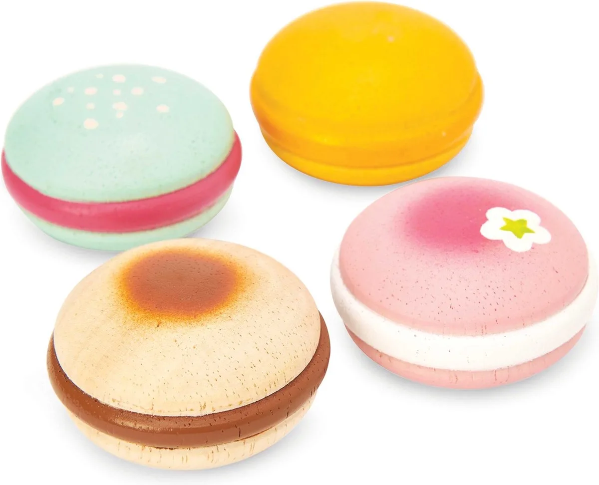 Le Toy Van Honeybake Macarons 4 Stuks van Le Toy Van in Meerkleurig – productfoto