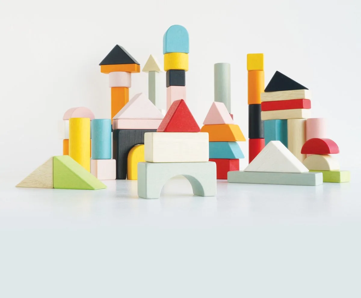 LTV - Building Blocks & Bag - 60 pieces de Le Toy Van en Multicolore – photo du produit