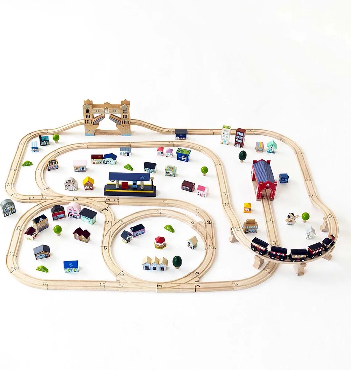 LTV - Treinenset Londen (120 stuks) von Le Toy Van in Mehrfarbig – Produktfoto
